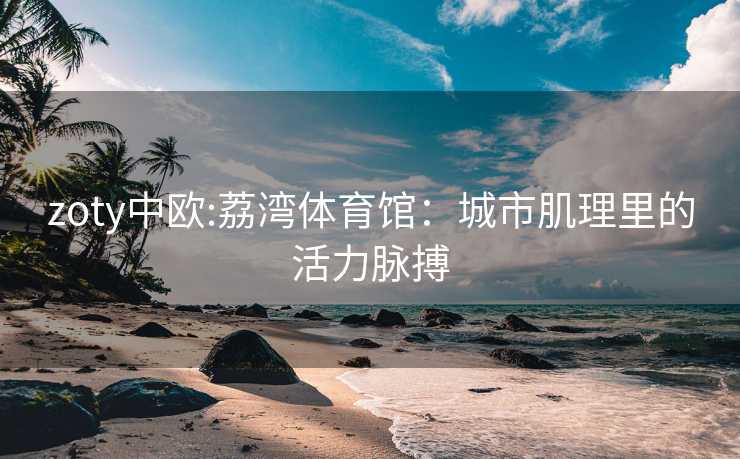 zoty中欧:荔湾体育馆：城市肌理里的活力脉搏